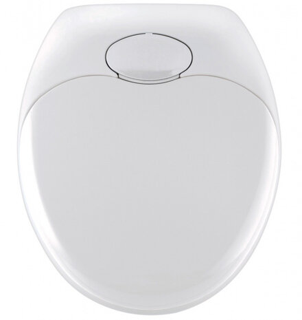 WC-bril Family 35,2 x 38 cm thermoplast wit