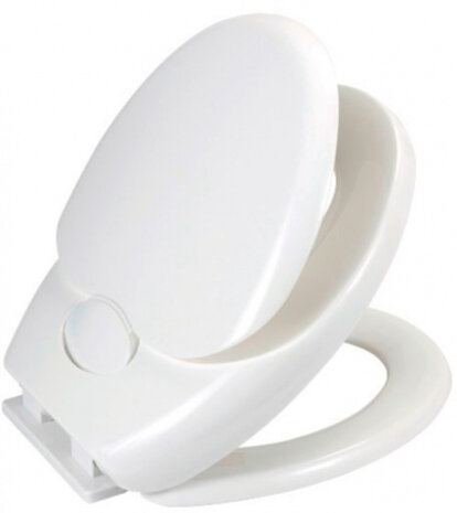 WC-bril Family 35,2 x 38 cm thermoplast wit