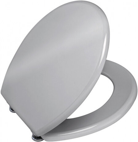 WC-bril Prima 37 x 41 cm MDF zilver