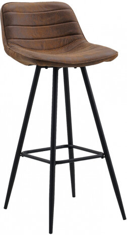 barkruk Pedro kunstleer 115 cm bruin