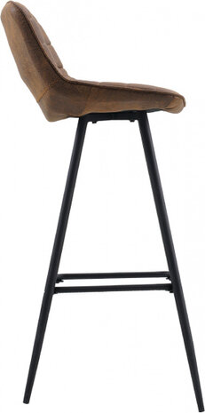 barkruk Pedro kunstleer 115 cm bruin