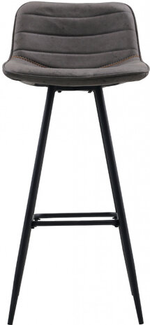 barkruk Pedro kunstleer 115 cm antraciet