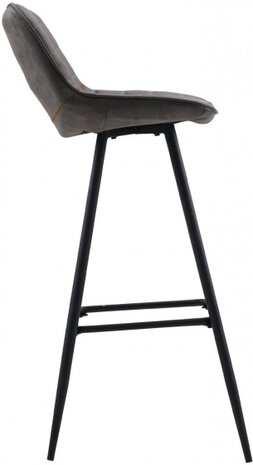 barkruk Pedro kunstleer 115 cm antraciet