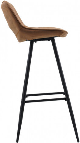 barkruk Pedro kunstleer 115 cm cognac