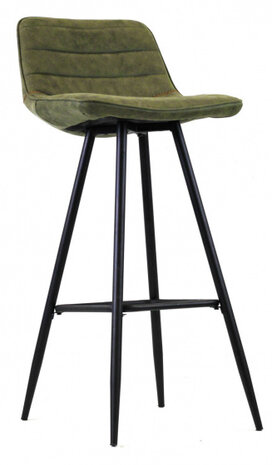barkruk Pedro kunstleer 115 cm groen