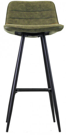 barkruk Pedro kunstleer 115 cm groen