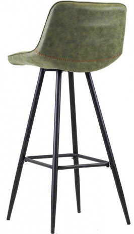 barkruk Pedro kunstleer 115 cm groen