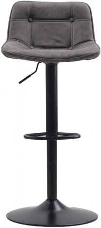 barkruk Walter 87 x 49 cm kunstleer/staal antraciet