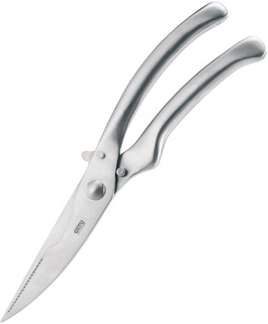 gevogelteschaar Trincia 25 x 5,5 cm RVS zilver