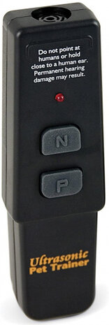 hondenverjager Ultrasonic 21 x 16 x 7 cm zwart