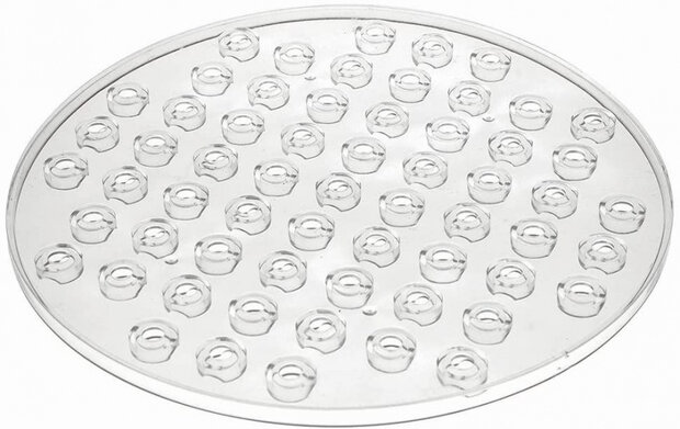 afdruipmat 31 x 1 cm transparant