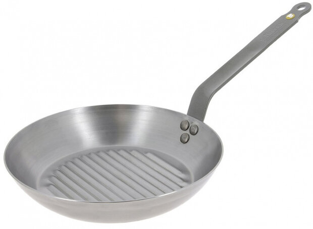 grillpan Mineral B Element 32 cm staal zilver