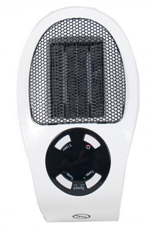 heater mini 11 x 12 x 19 cm 500W wit