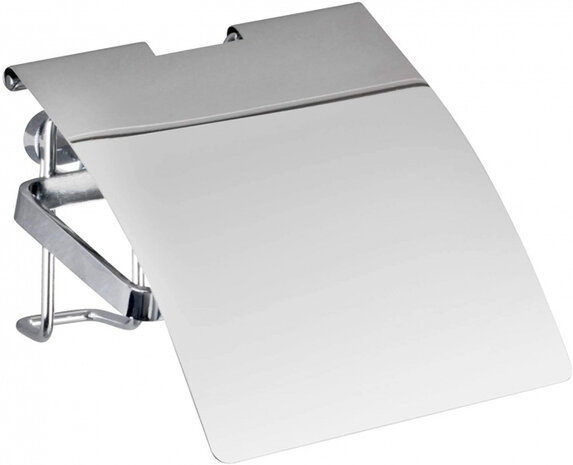 toiletrolhouder Premium 12,5 x 9 cm RVS zilver