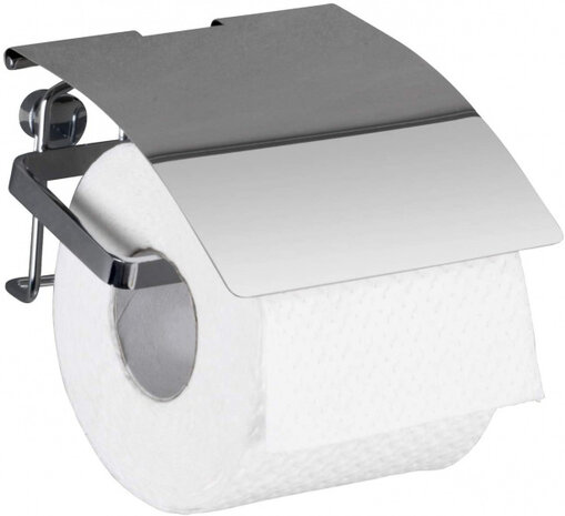 toiletrolhouder Premium 12,5 x 9 cm RVS zilver