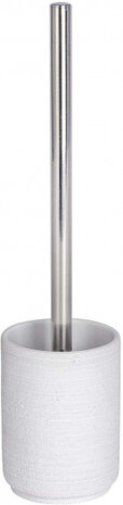 toiletborstel Goa Neo 37 cm polyresin/staal wit 2-delig