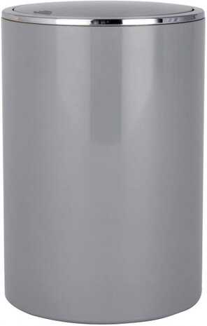 afvalemmer Inca 5 liter 18,5 x 25,5 cm ABS grijs