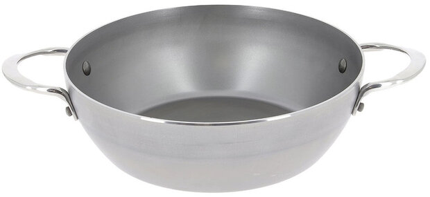 hapjespan Country Mineral B 24 cm staal zilver