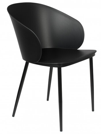eetkamerstoel Gigi 81 x 57 x 53,3 cm zwart