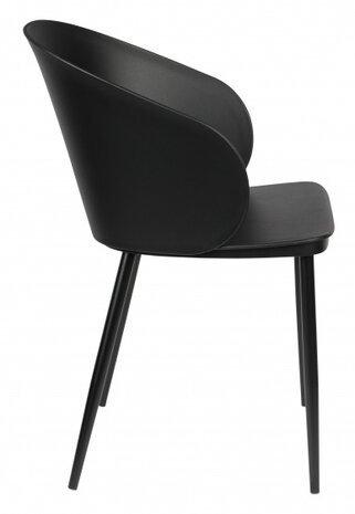 eetkamerstoel Gigi 81 x 57 x 53,3 cm zwart