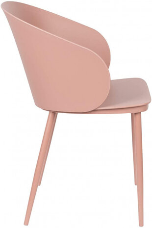 eetkamerstoel Gigi 81 x 57 x 53,3 cm zalmroze