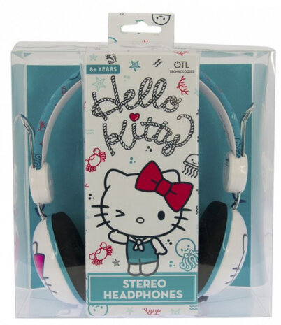 koptelefoon Hello Kitty Sea Lover junior turquoise/wit