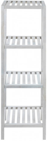 badkamerkast 4 planken Norway 36 x 36 x 112 cm hout wit