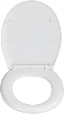 toiletbril softclose Rieti 44,5 x 37 cm duroplast wit