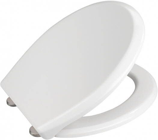 toiletbril softclose Gubbio 44,5 x 37 cm duroplast wit