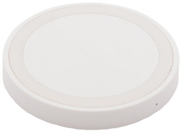oplaadstation QI draadloos rond 5W ABS wit