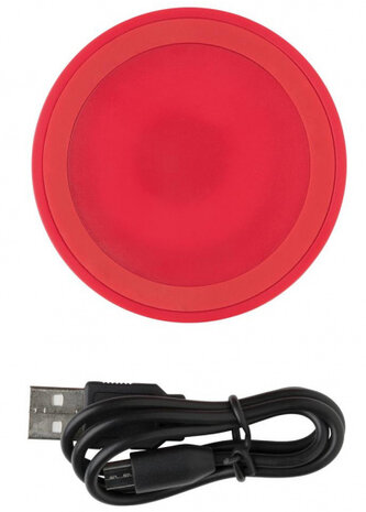 oplaadstation QI draadloos rond 5W ABS rood