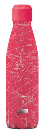 thermosfles Grunge 500 ml RVS roze