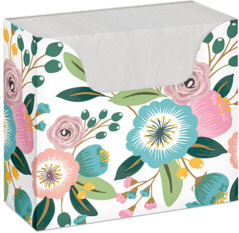 servettendoos Blossoms 1-laags 33 x 33 cm papier