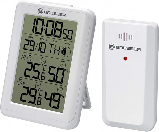 weerstation MyClimate Thermo 8 x 11 cm wit 3-delig