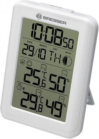 weerstation MyClimate Thermo 8 x 11 cm wit 3-delig