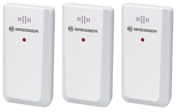 weerstation Clima Jumbo Set 11 cm zwart/wit 6-delig