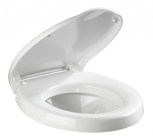 WC-bril Secura Comfort 43,5 x 37,5 cm duroplast wit