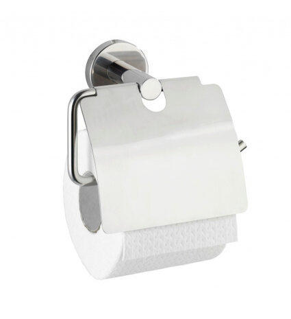 toiletrolhouder Bosio 15 x 13,5 x 7 cm staal zilver