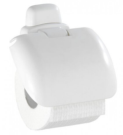 toiletrolhouder Pure 16 x 5 x 16 cm ABS wit