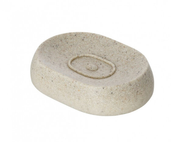 zeephouder Puro 12,5 x 9 x 3 cm polyresin grijs