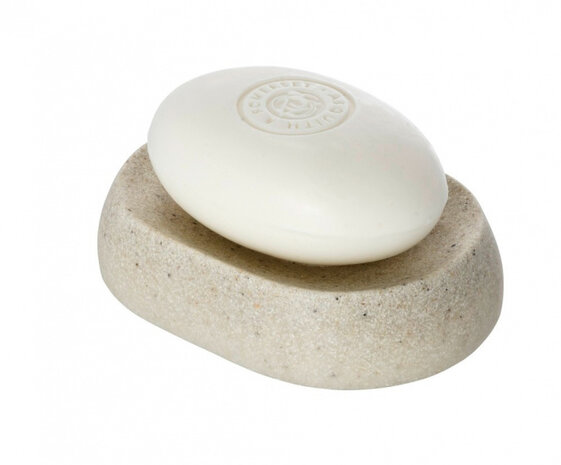 zeephouder Puro 12,5 x 9 x 3 cm polyresin grijs