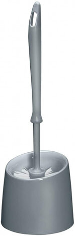 toiletborstel met houder Economic 39 cm grijs
