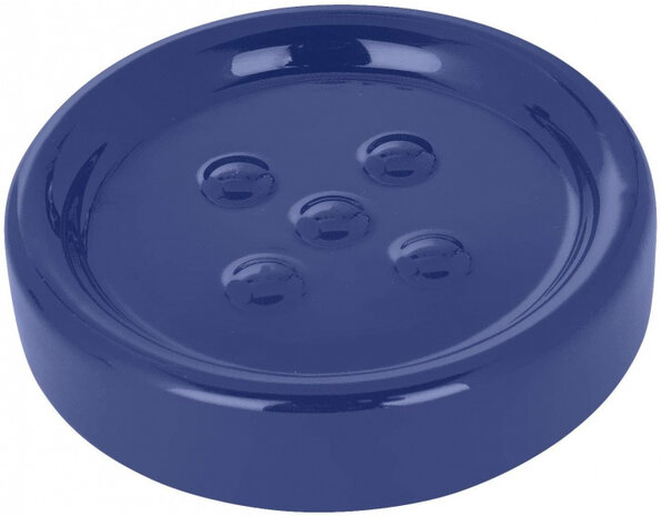 zeephouder Polaris 11 x 2,5 cm keramiek blauw