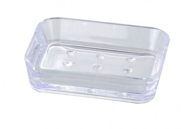 zeephouder Candy 12 x 9 x 3 cm polyurethaan transparant
