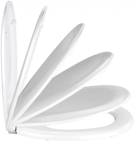 toiletbril Savio 37,5 x 44,5 cm duroplast wit