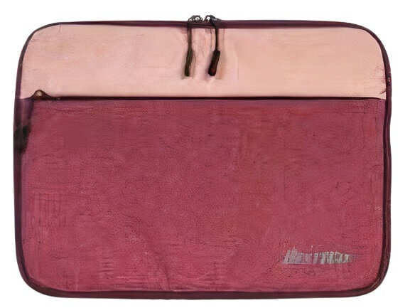 laptophoes Evolution 14 inch polyester rood/roze