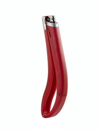tafelaansteker Fire Finger 4 x 3 x 22 cm RVS rood