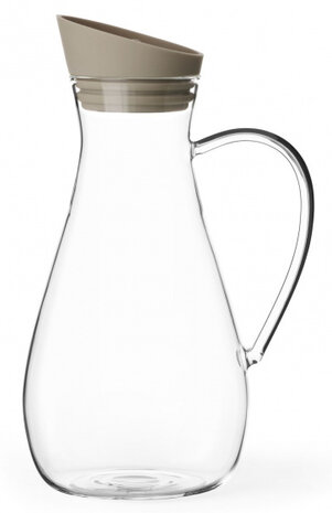 karaf Infusion 1,5 liter glas transparant/grijs