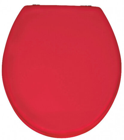 toiletbril Prima 37 x 41 cm duroplast rood