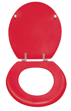 toiletbril Prima 37 x 41 cm duroplast rood